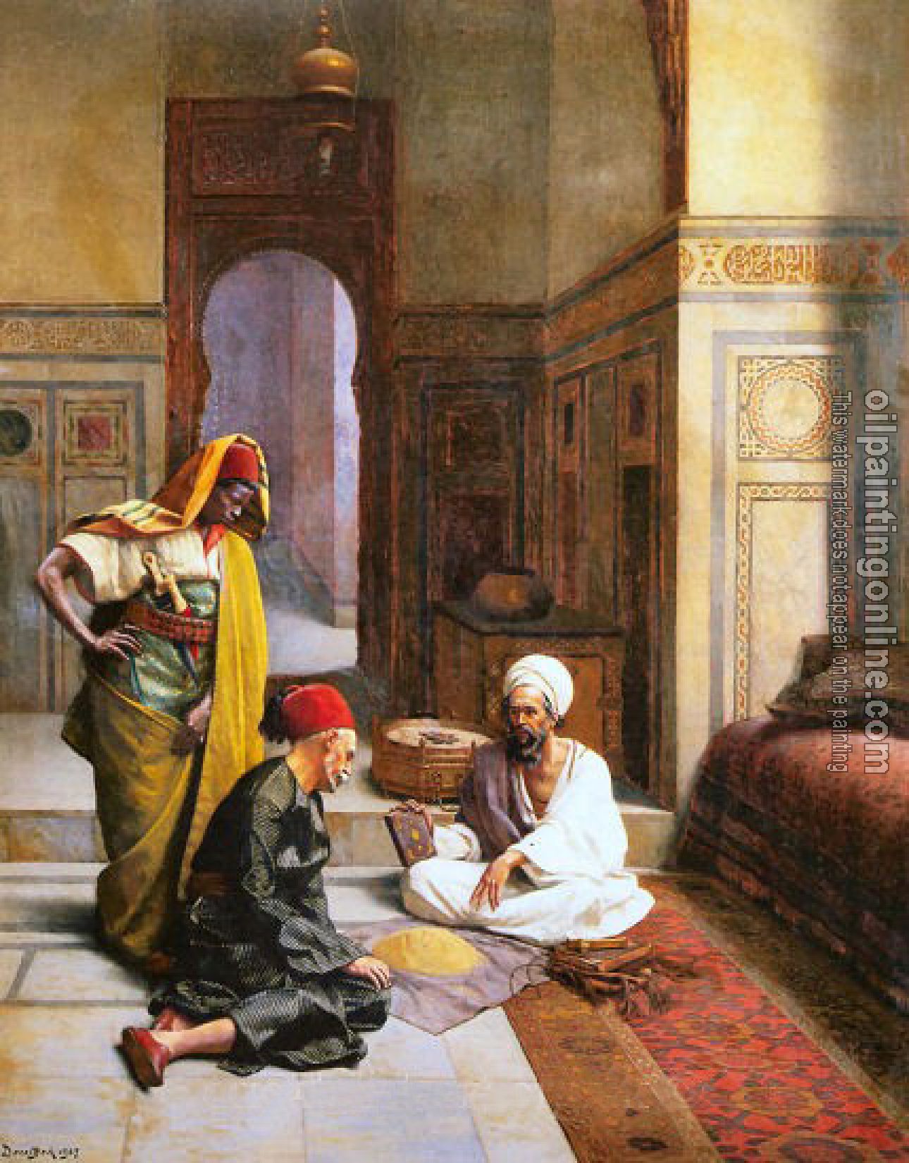 Deutsch, Ludwig - arab oil painting